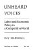 Unheard voices : labor and economic policy in a competitive world /