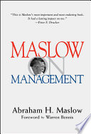 Maslow on management /