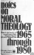 Notes on moral theology, 1965-1980 /