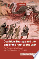Coalition strategy and the end of the First World War : the Supreme War Council and war planning, 1917-1918 /