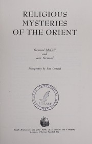 Religious mysteries of the Orient /