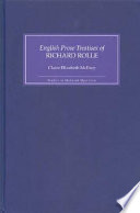 The English prose treatises of Richard Rolle /