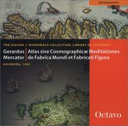 Atlas sive cosmographicae meditationes de fabrica mundi et fabricati figura.