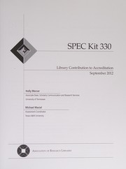 Library contribution to accreditation /