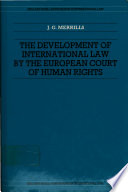The development of international law by the European Court of Human Rights /