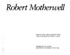 Robert Motherwell /