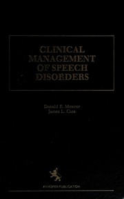 Clinical management of speech disorders /