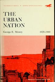 The urban nation, 1920-1960,