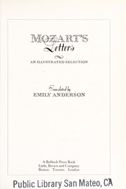 Mozart's letters : an illustrated selection /