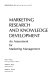 Marketing research and knowledge development : an assessment for marketing management /