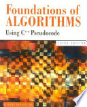 Foundations of algorithms using C++ pseudocode /