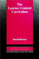 The learner-centred curriculum : a study in second language teaching /