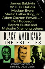 Black Americans : the FBI files /