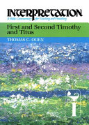 First and second Timothy and Titus /