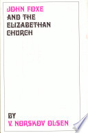 John Foxe and the Elizabethan church