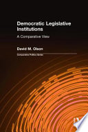 Democratic legislative institutions : a comparative view /