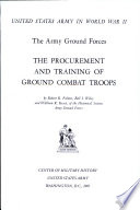 The procurement and training of ground combat troops /