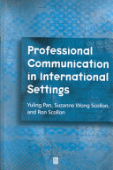 Professional communication in international settings /