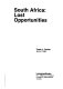 South Africa : lost opportunities /