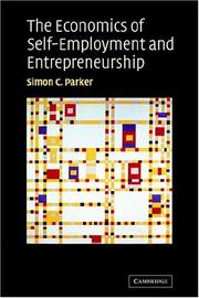 The economics of self-employment and entrepreneurship /