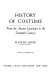 History of costume : from the ancient Egyptians to the twentieth century /