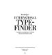 Rookledge's international typefinder : the essential handbook of typeface recognition and selection /