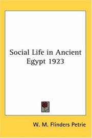 Social life in ancient Egypt /