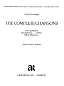 The complete chansons /