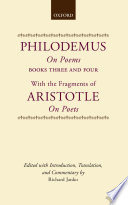 Philodemus, on poems. with the fragments of Aristotle, on poets /