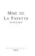 Mme de La Fayette /
