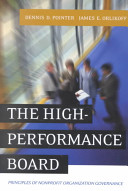 The high-performance board : principles of nonprofit organization governance /