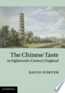 The Chinese taste in eighteenth-century England /