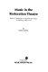 Music in the Restoration theatre /