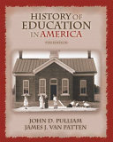History of education in America /