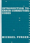 Introduction to error-correcting codes /