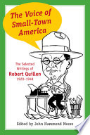 The voice of small-town America : the selected writings of Robert Quillen, 1920-1948 /