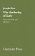 The authority of law : essays on law and morality /