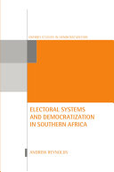 Electoral systems and democratization in Southern Africa /
