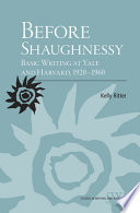 Before Shaughnessy : basic writing at Yale and Harvard, 1920-1960 /