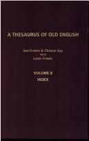 A thesaurus of old English : in two volumes /