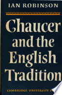 Chaucer and the English tradition.