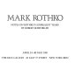 Mark Rothko : notes on Rothko's surrealist years /