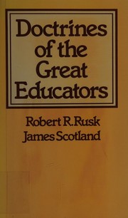 Doctrines of the great educators /