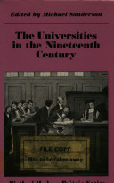 The universities in the nineteenth century /