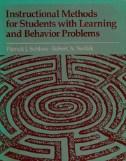 Instructional methods for students with learning and behavior problems /