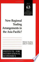 New regional trading arrangements in the Asia Pacific? /