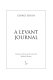 A Levant Journal /