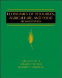 Economics of resources, agriculture, and food /