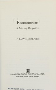 Romanticism : a literary perspective /
