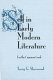 The self in early modern literature : for the common good /